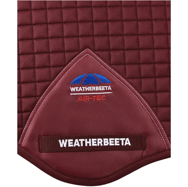 2025 Weatherbeeta Prime Air-Tec Jump Shaped Saddle Pad 1028251 - Burgundy